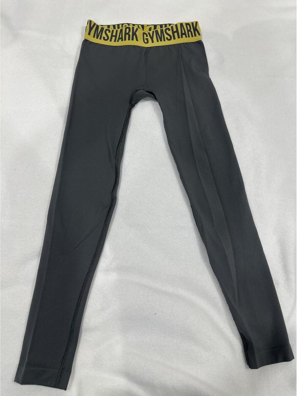 Gymshark Women's Active Leggings Black Yellow XS